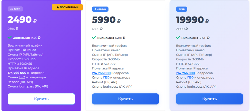 Мобильные прокси купить